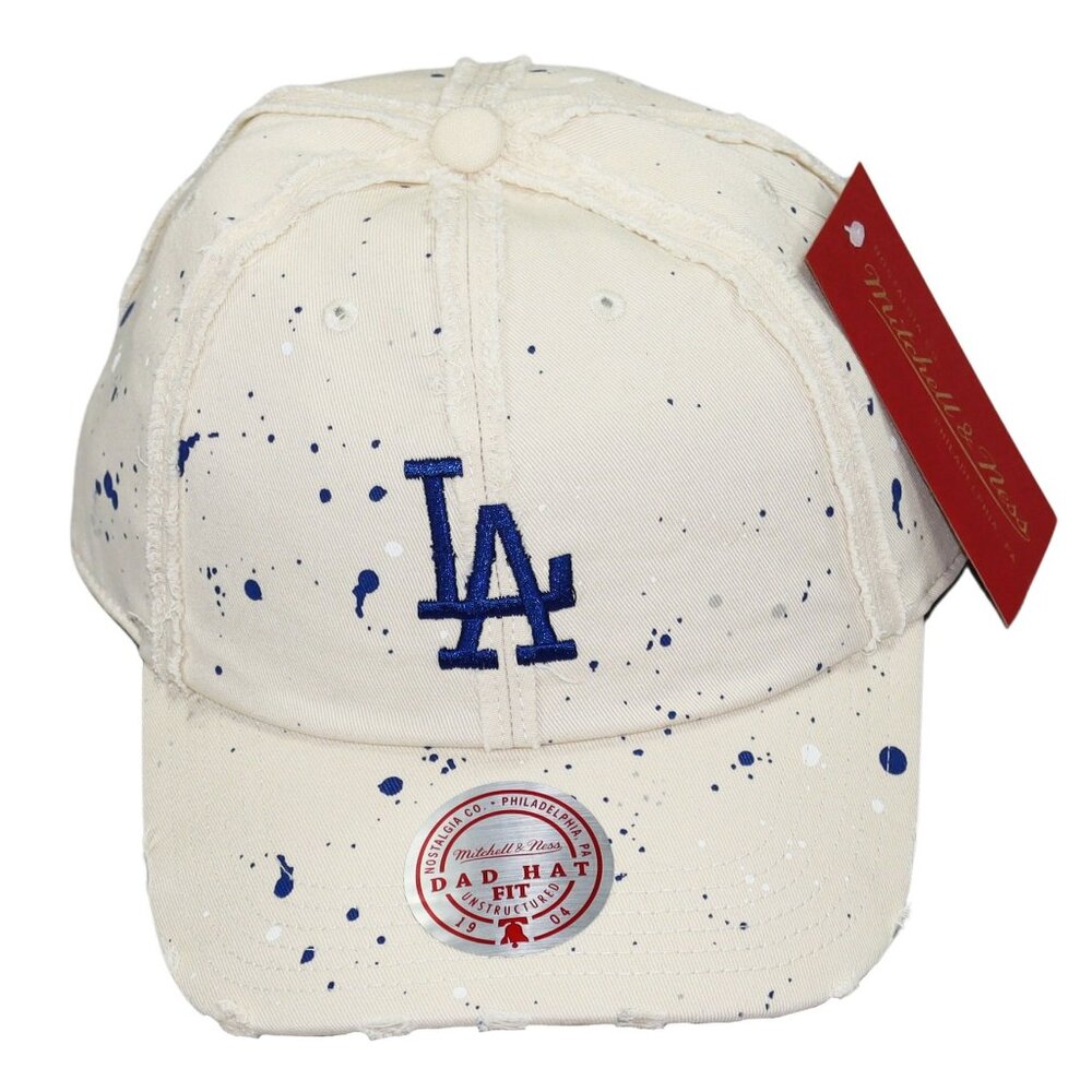 Mitchell & Ness Los Angeles Dodgers Unstructured Dad Fit Baseball Cap Hat NWT